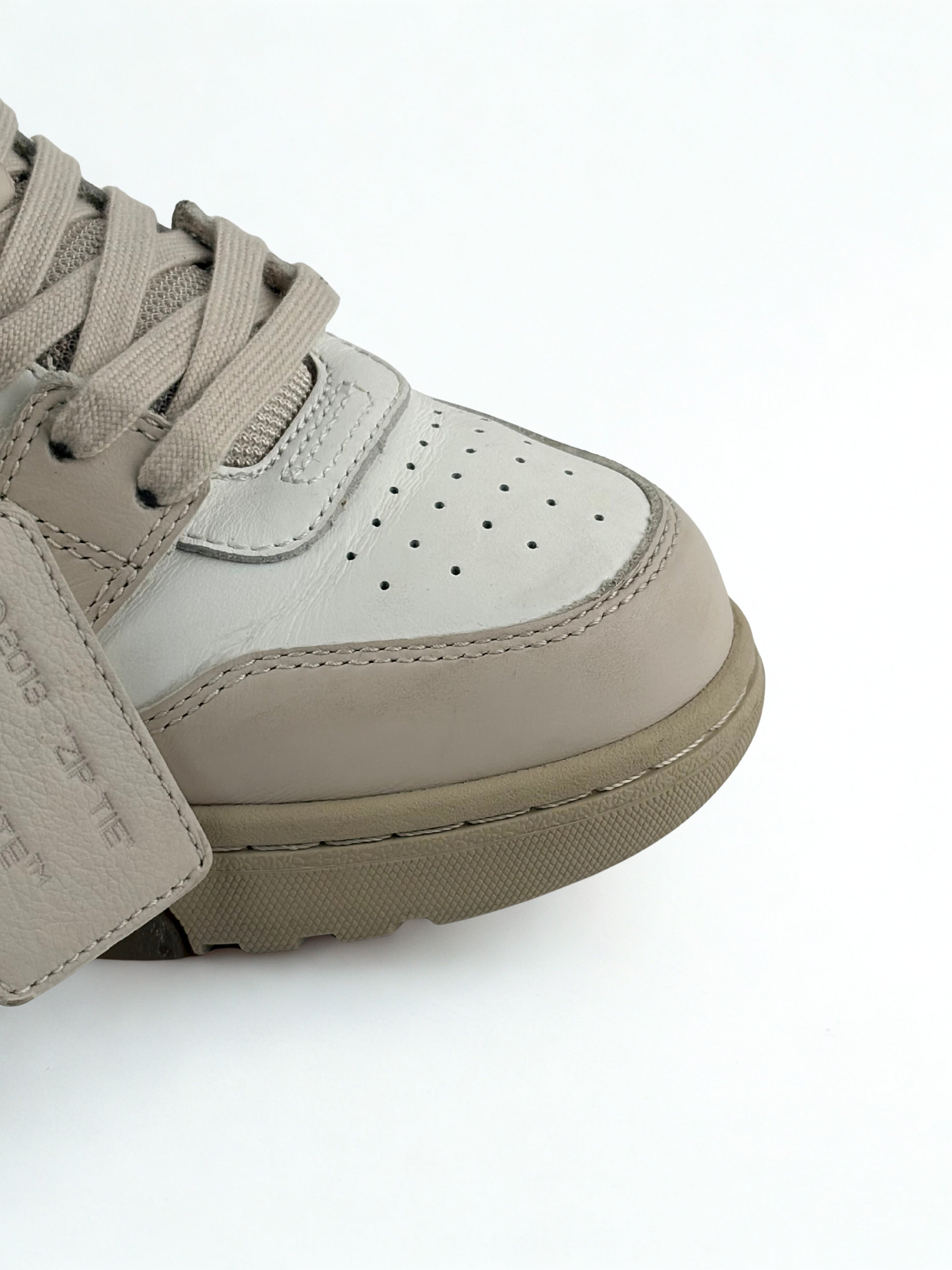 Chaussure Off-White Out Off Office Mauve et Blanche Taille 37