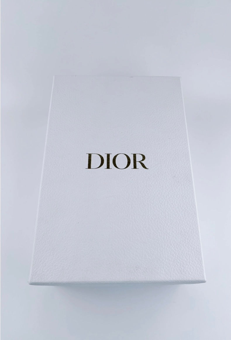 Sneakers Dior Vibe Argenté et Transparente Taille 40