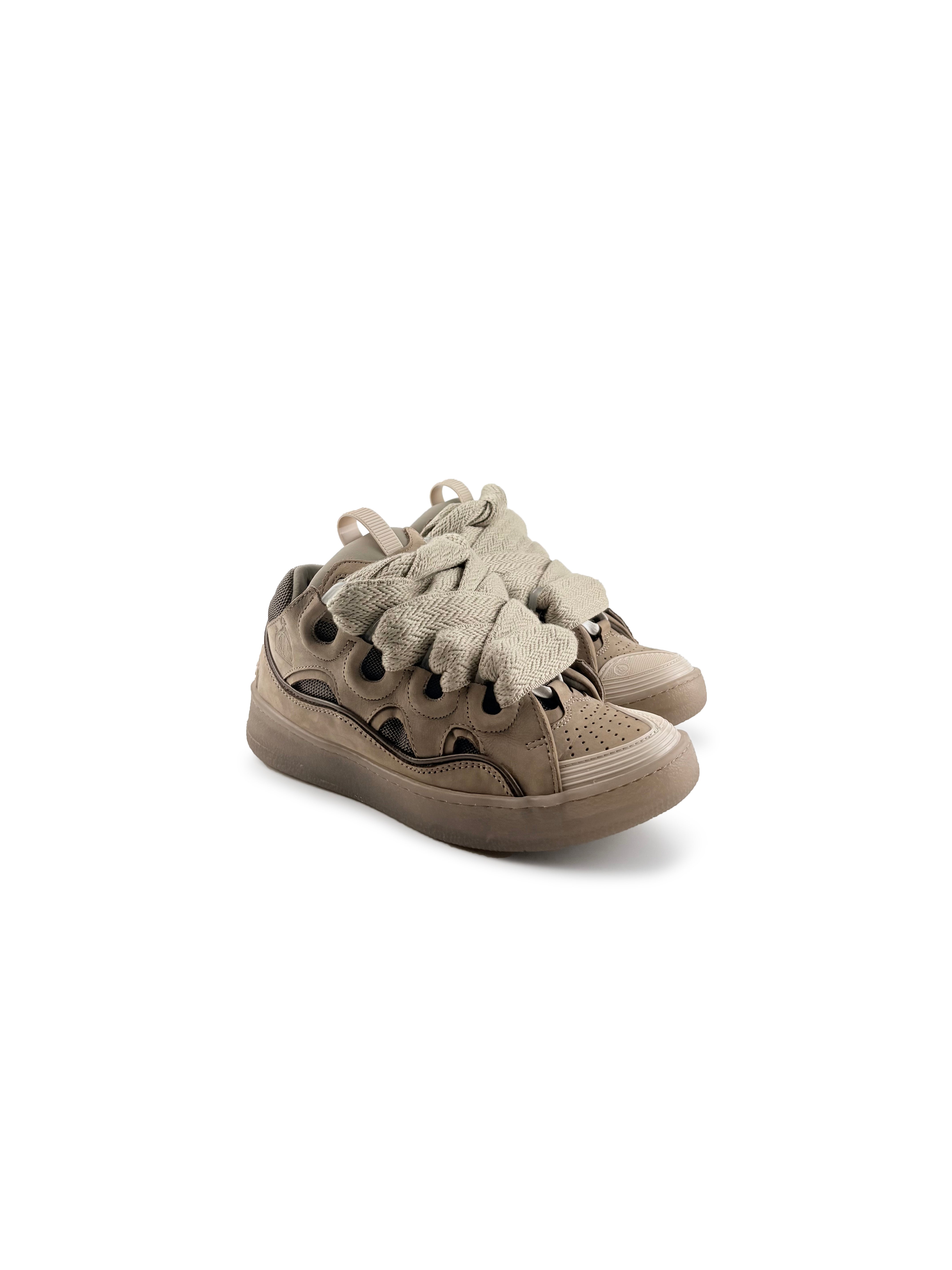 Lanvin Curb Xl Grise et Beige Taille 36