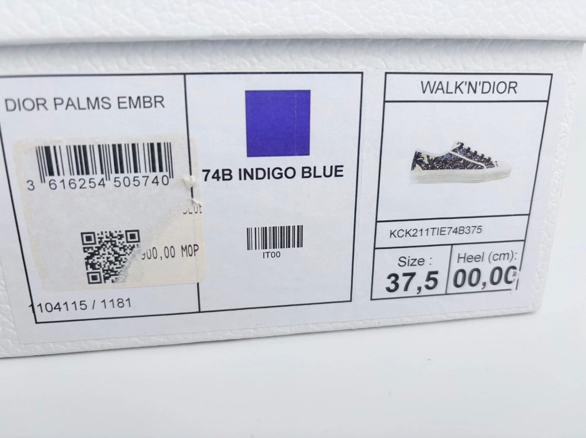 Dior Walkn Bleu et Blanche Taille 37,5