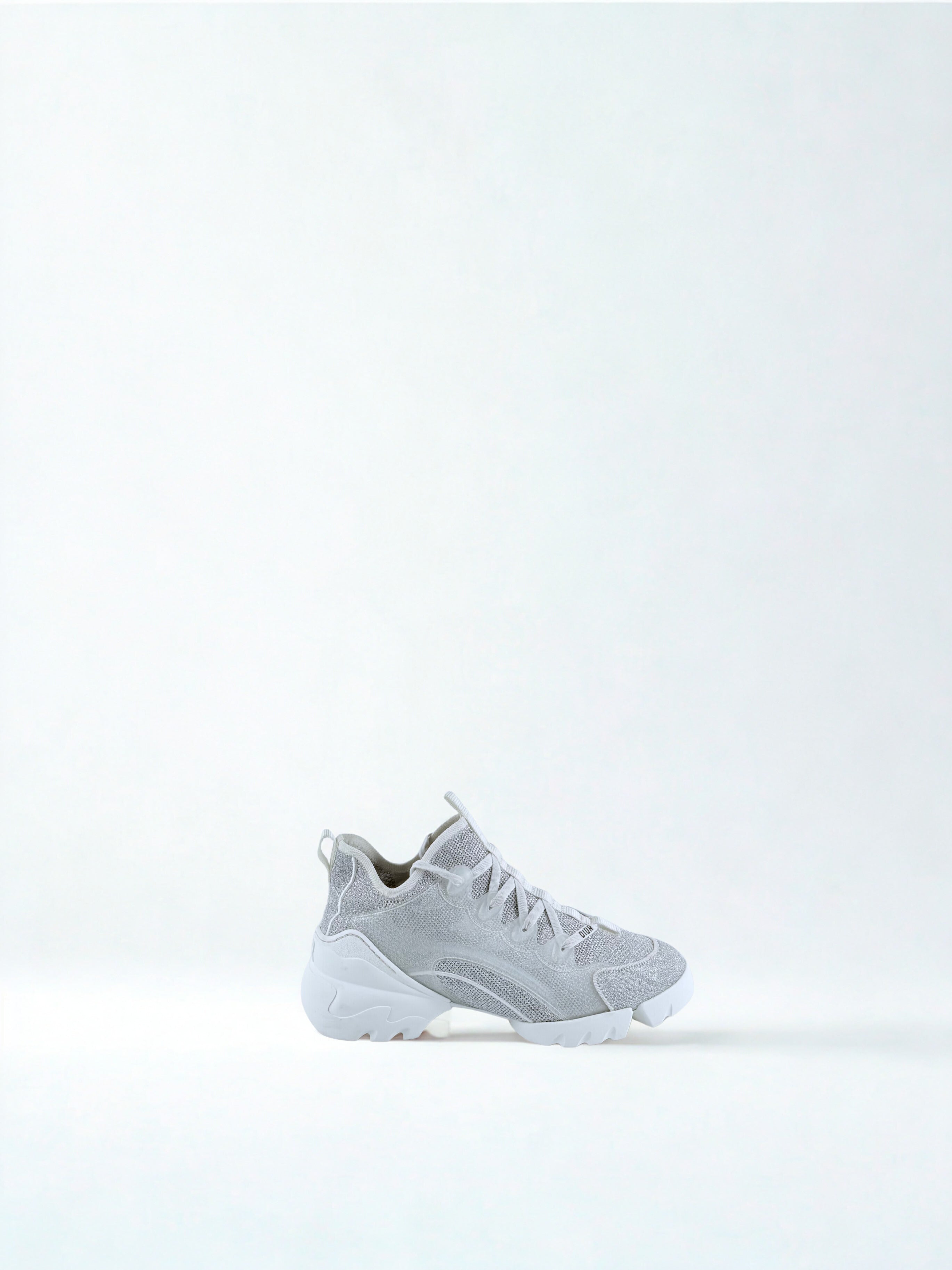 Sneakers Dior D Connect Argenté et Grise Taille 40