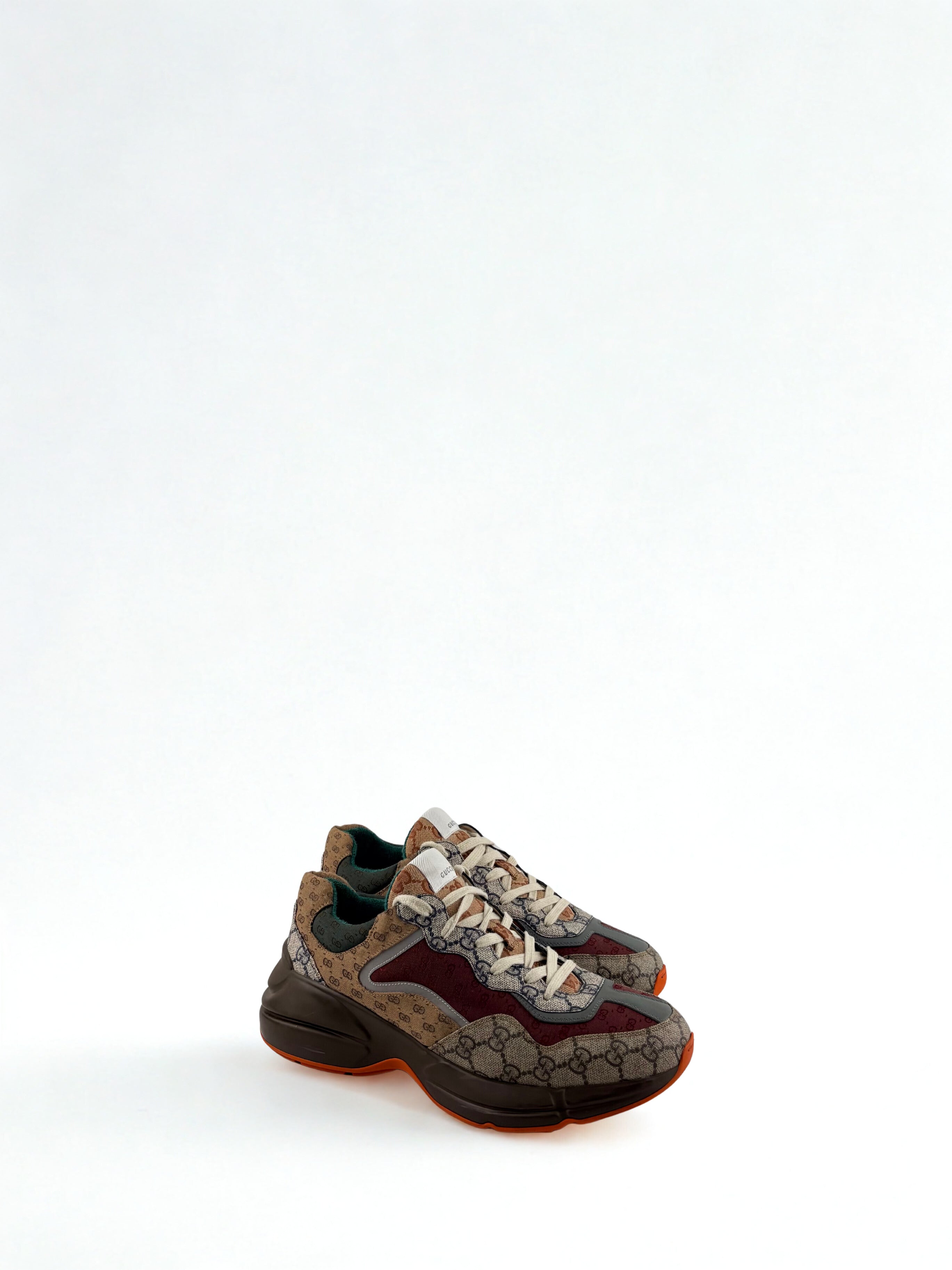 Gucci Rhyton Brick Rouge Toile GG Canvas Taille 42