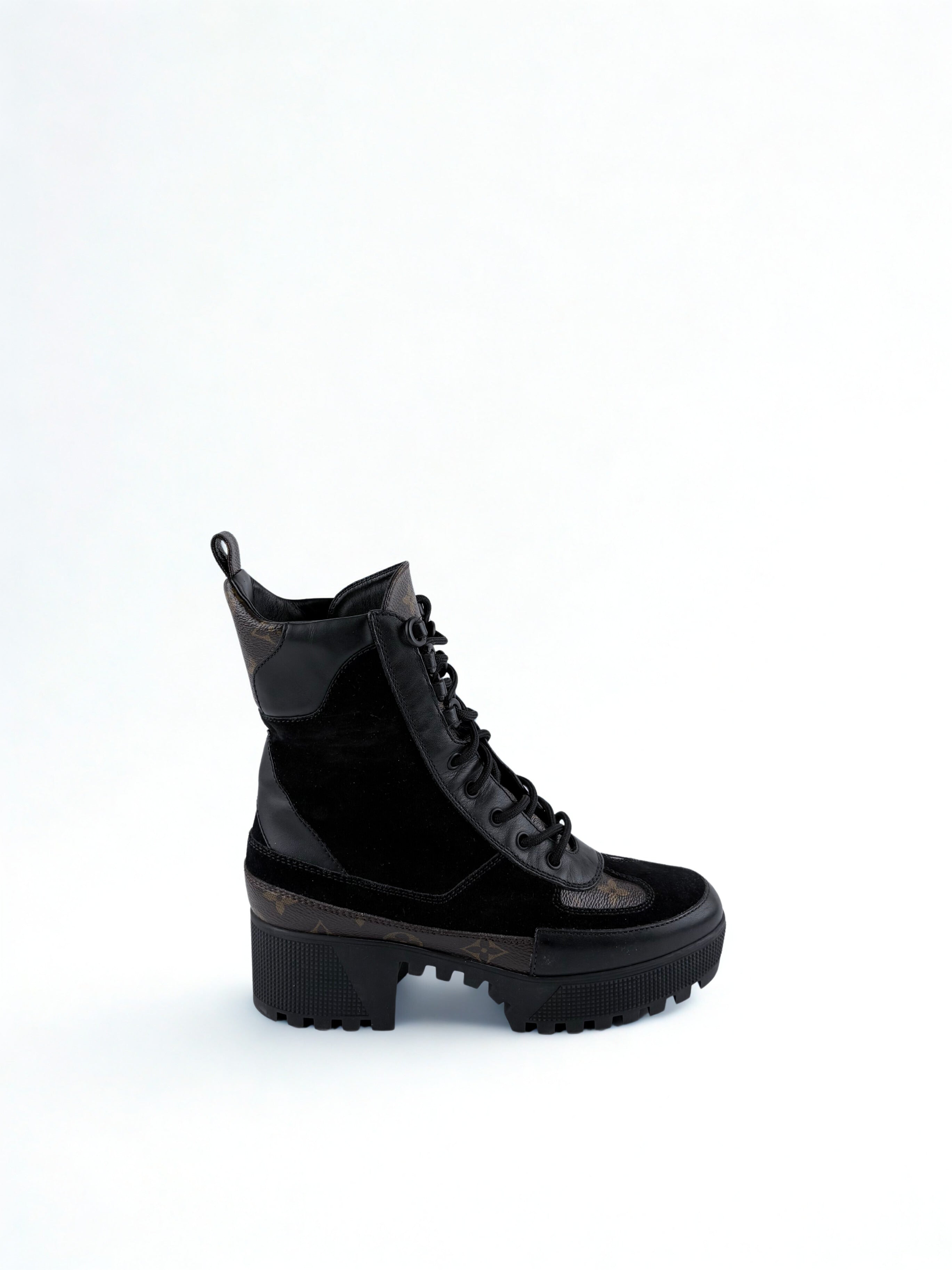 Louis Vuitton Boots Désert Monogramme Noir Taille 38