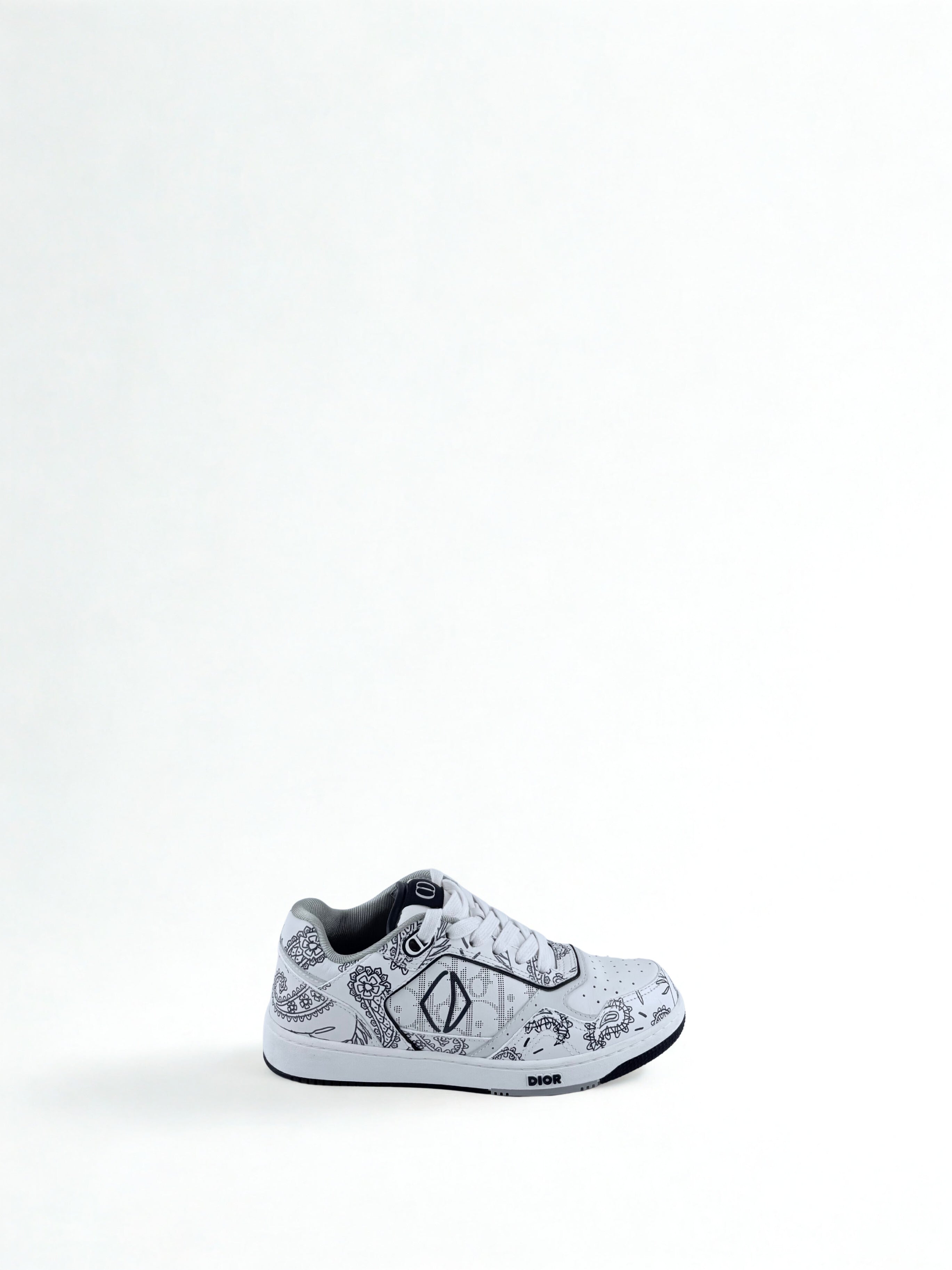 Sneakers Dior B27 Paisley Monogramme Blanche Taille 37