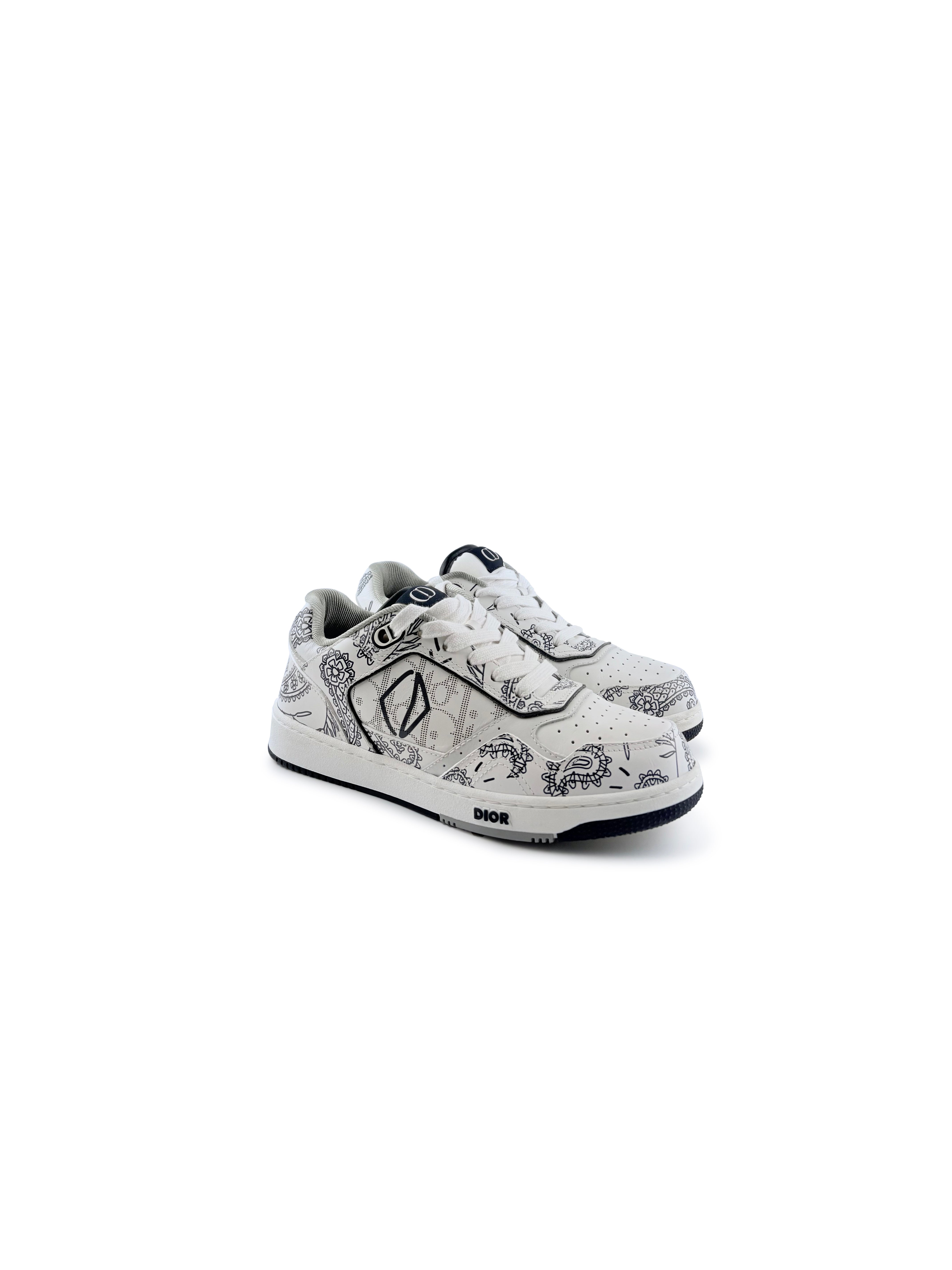 Sneakers Dior B27 Paisley Monogramme Blanche Taille 37