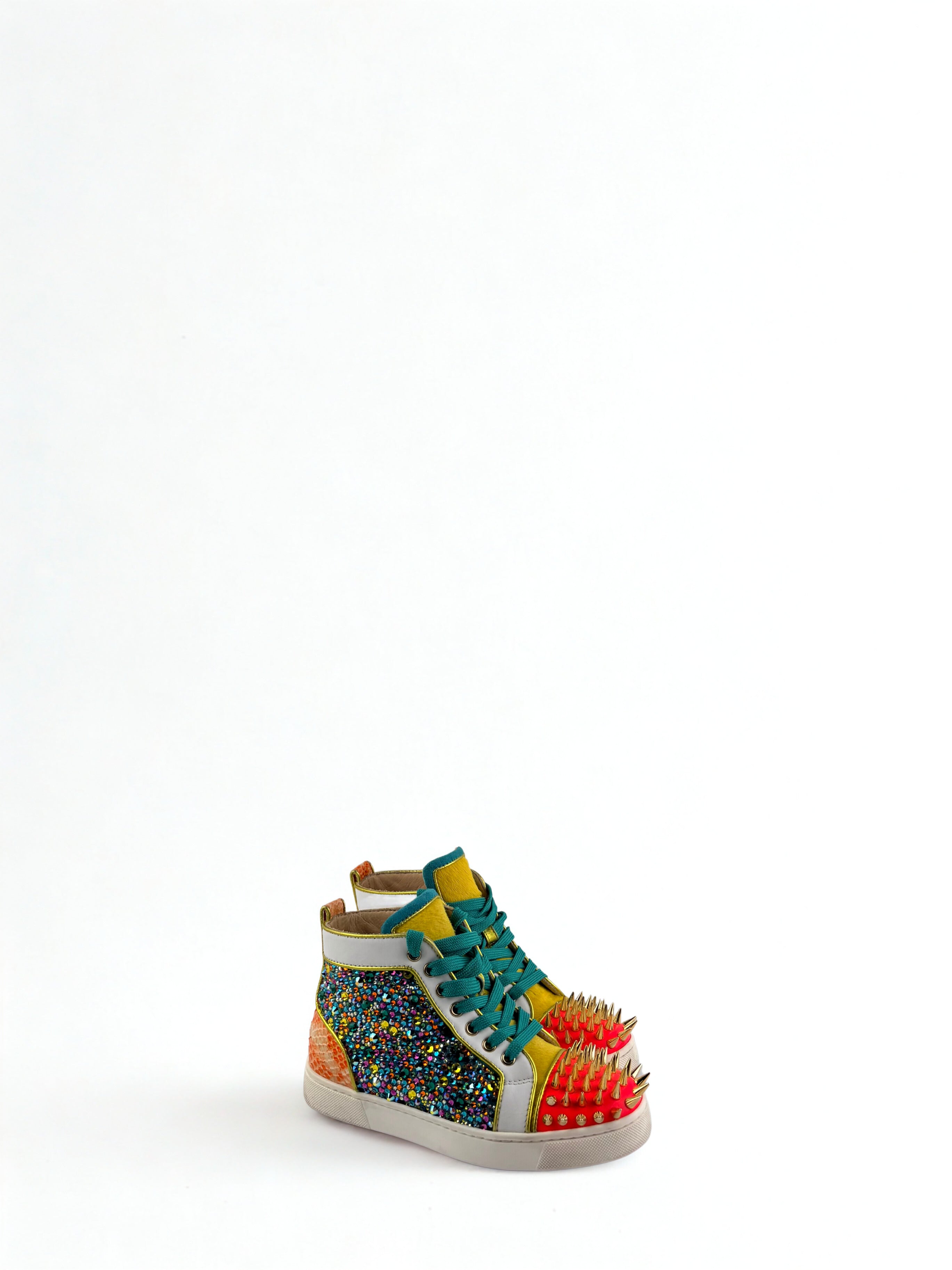 Chaussure Christian Louboutin Lou Spike Édition Limité Multicolore Taille 36