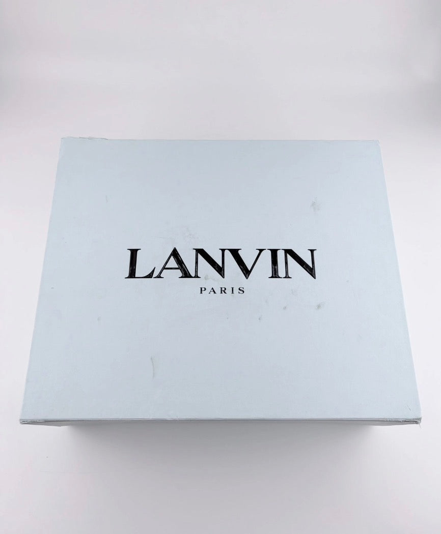 Lanvin Curb Xl Orange et Bordeaux Taille 44