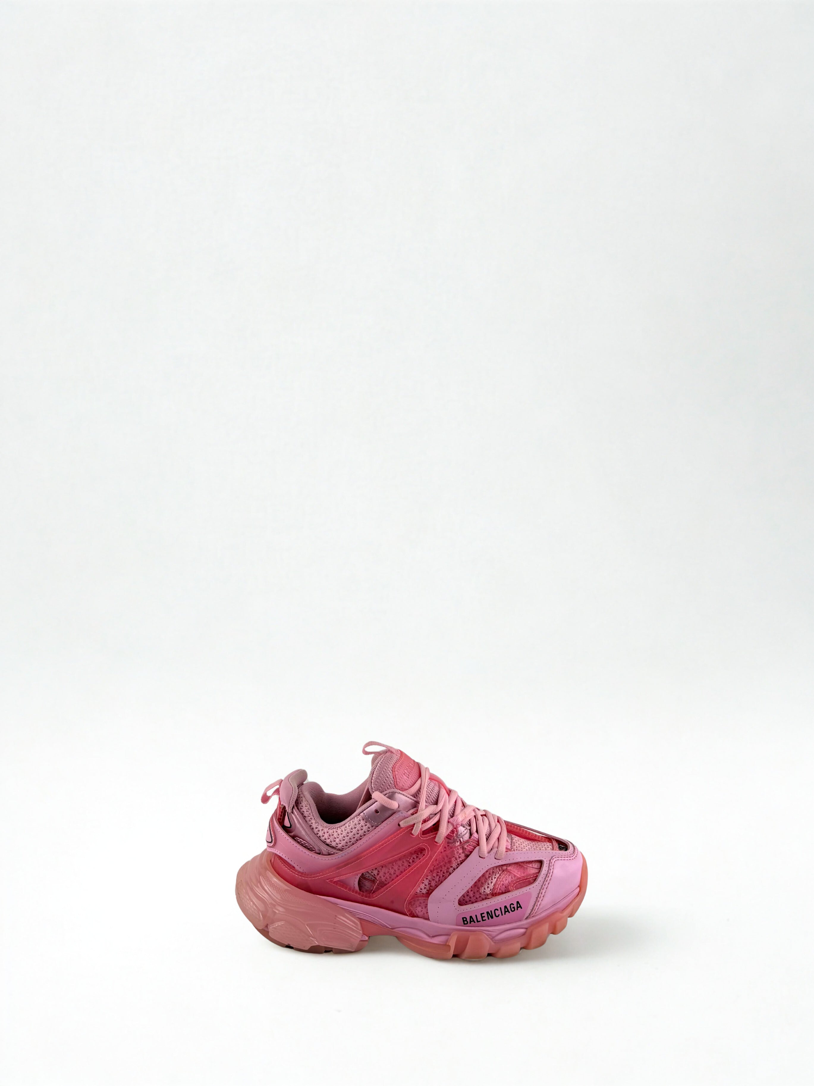 Sneakers Balenciaga Track Édition Limitée Rose et Noir Taille 37
