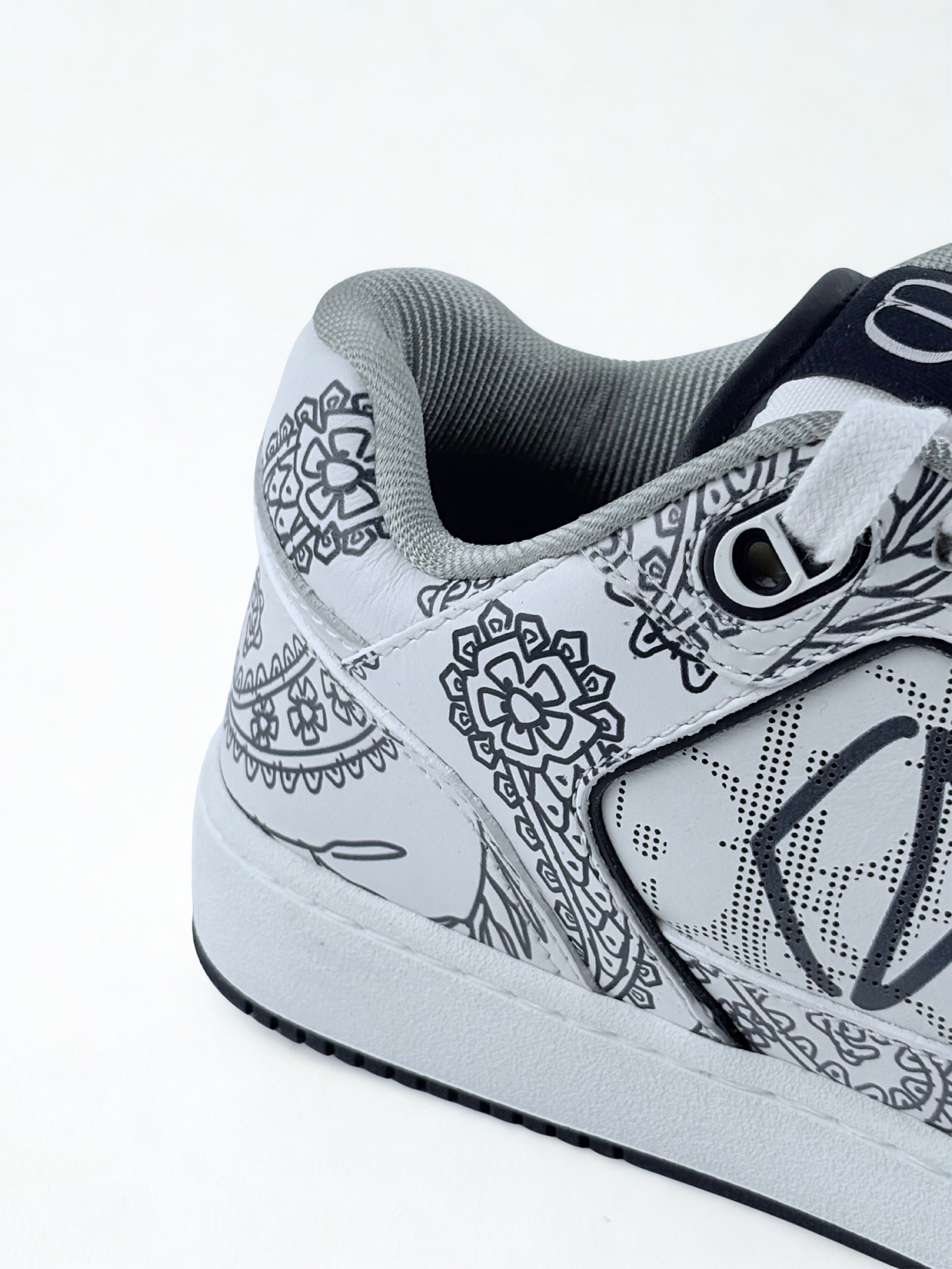 Sneakers Dior B27 Paisley Monogramme Blanche Taille 37