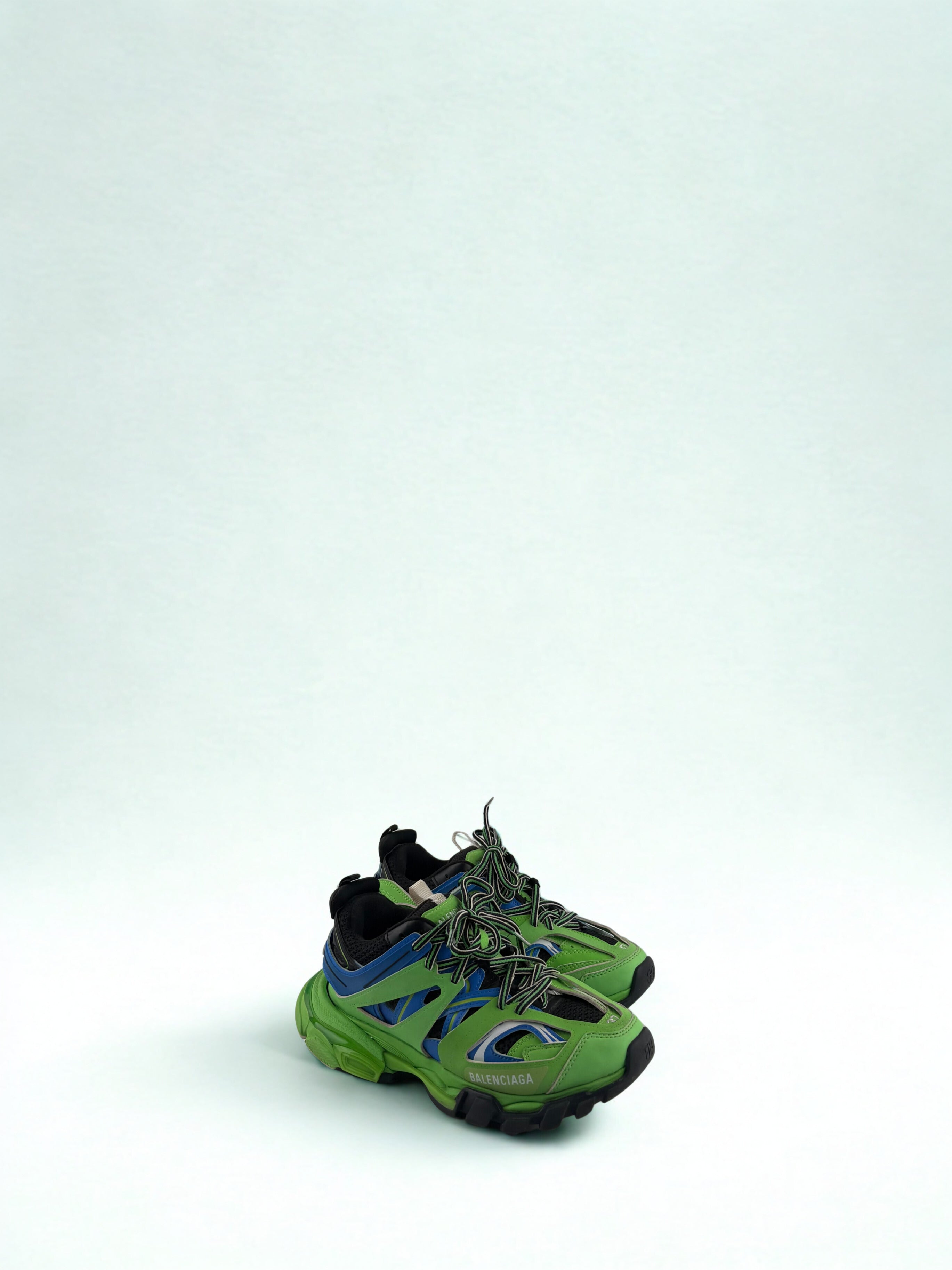 Chaussure Balenciaga Track Bleu et Vert Taille 37