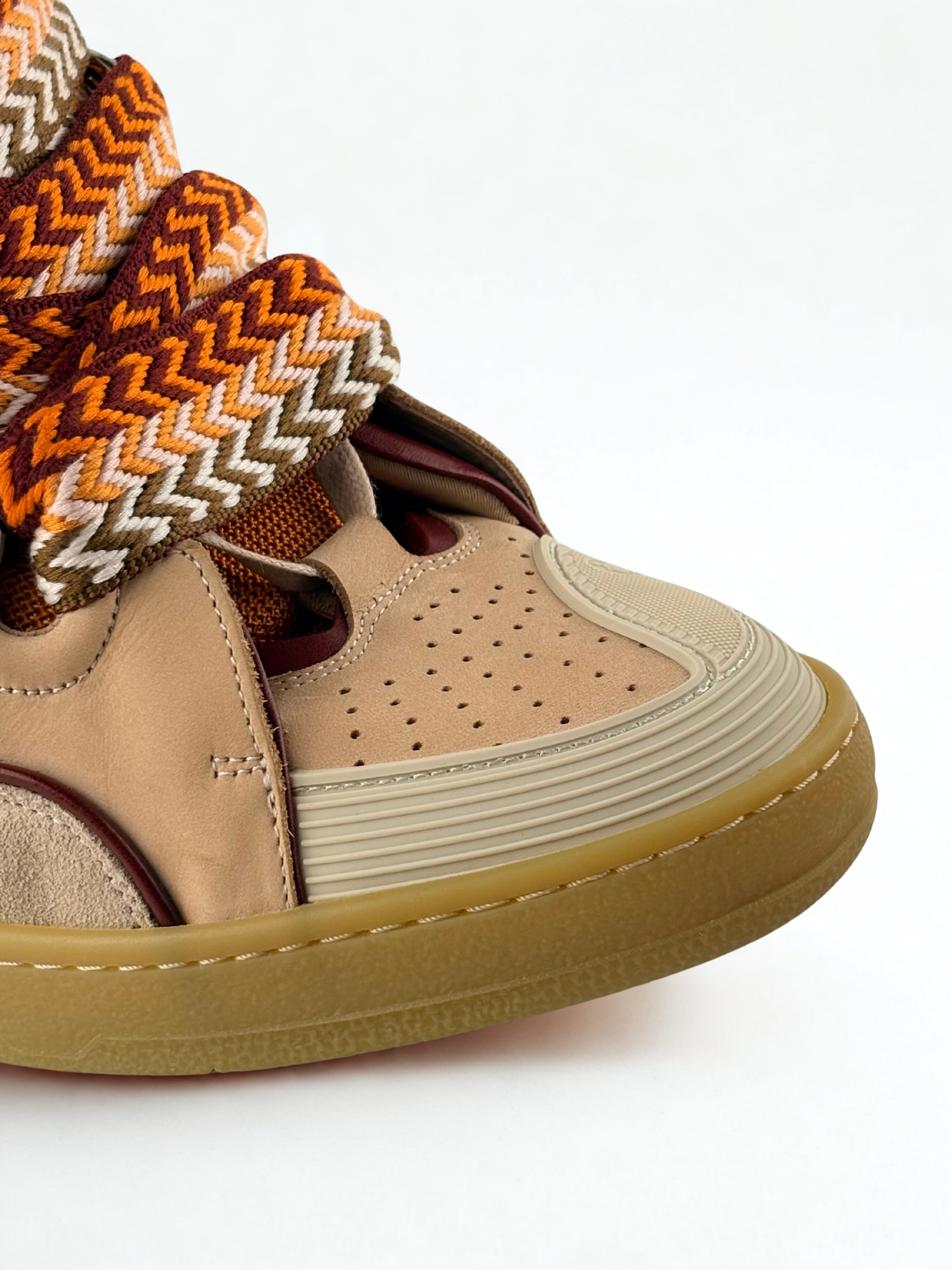 Lanvin Curb Xl Orange et Bordeaux Taille 44