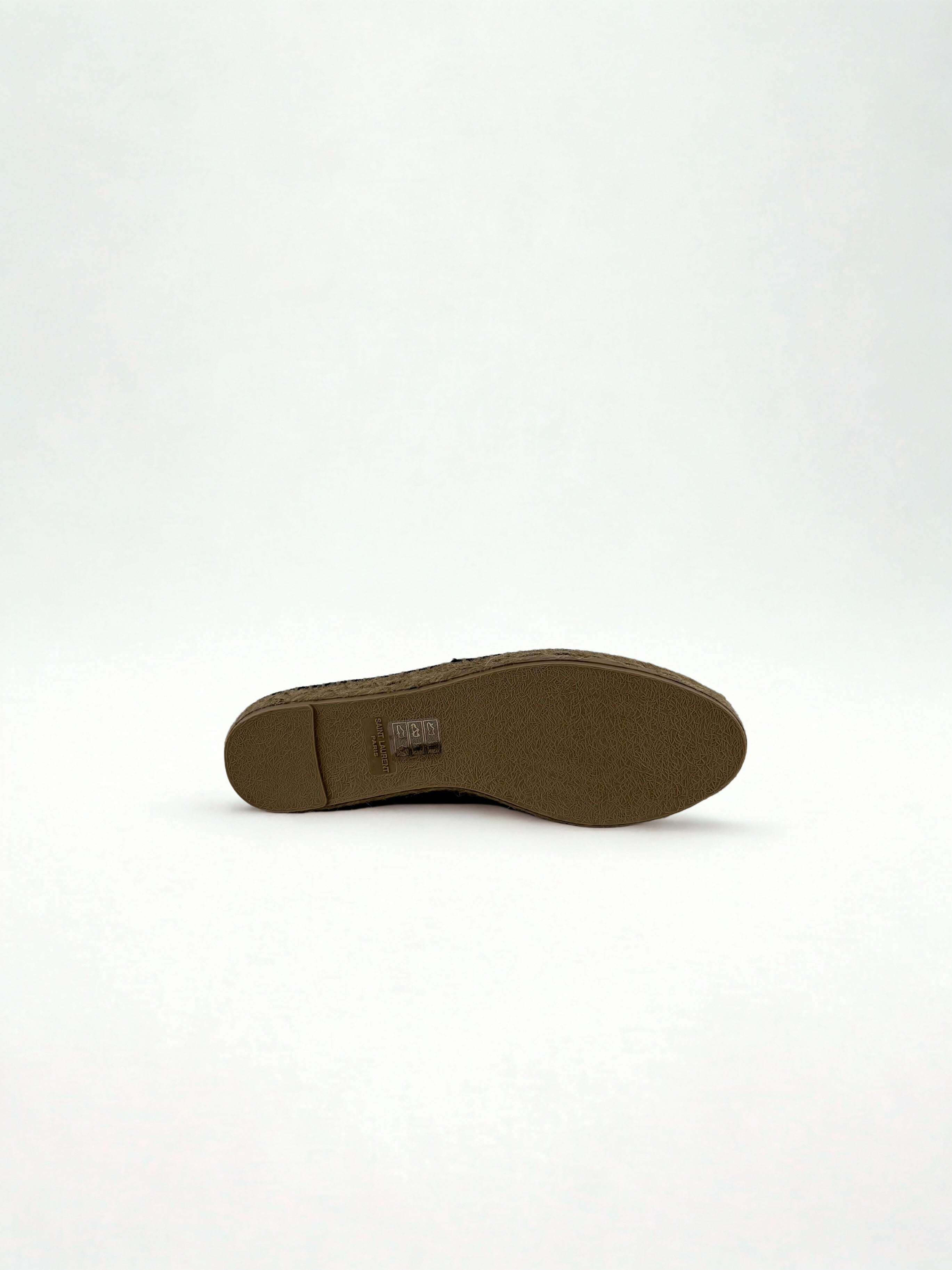 Espadrilles Noir Saint Laurent Taille 36,5