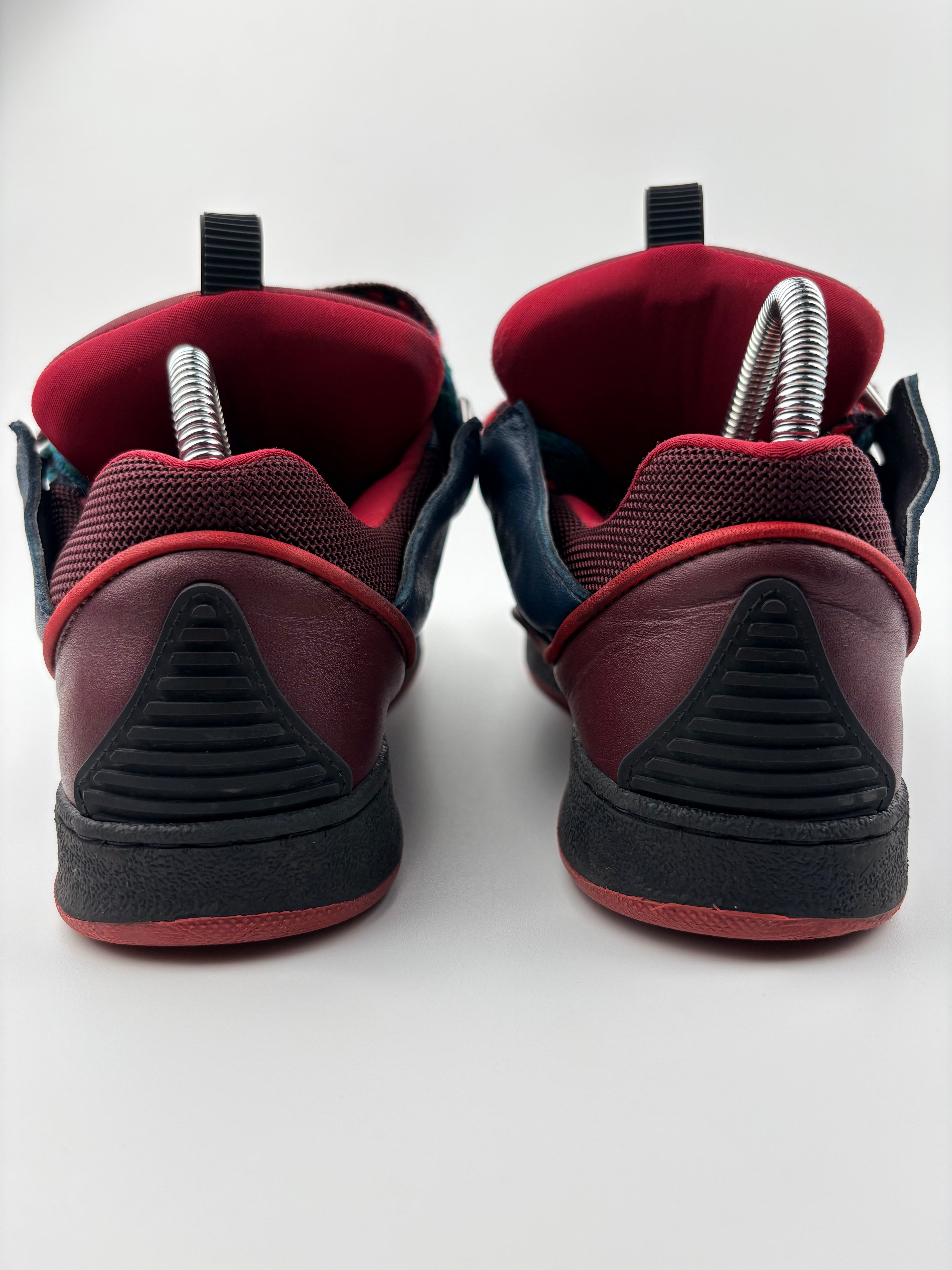 Lanvin Curb Enfant Bordeaux et Bleu Marine Taille 38