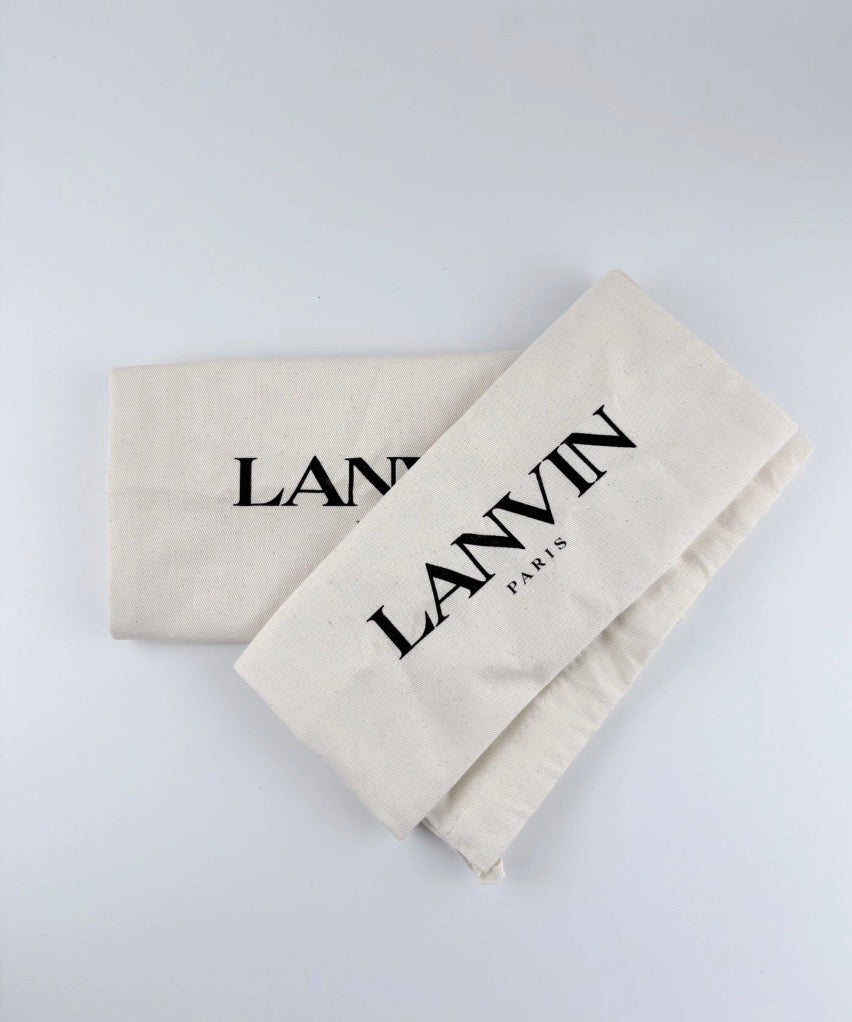 Lanvin Curb Xl Marron et Beige Taille 37