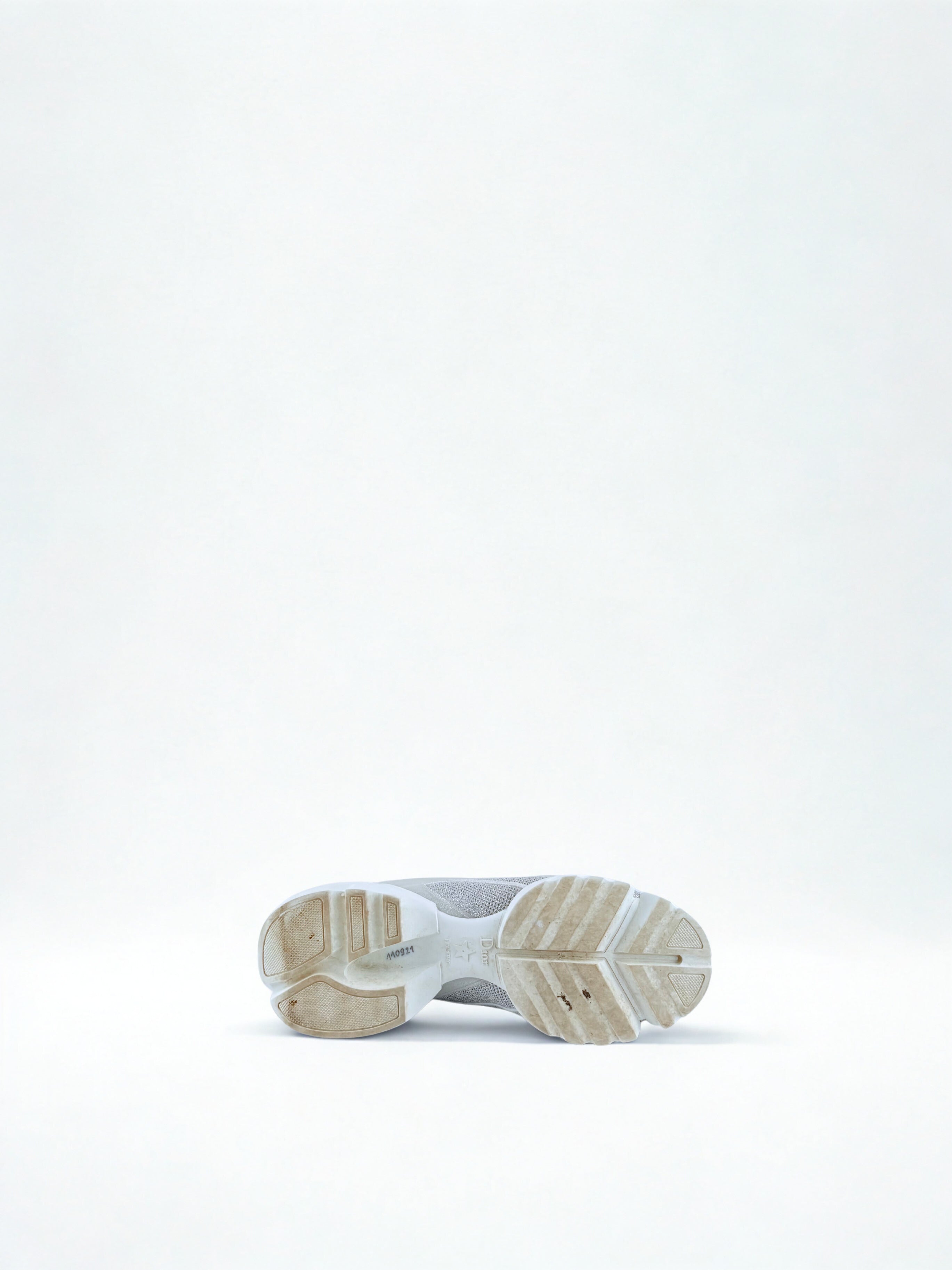 Sneakers Dior D Connect Argenté et Grise Taille 40