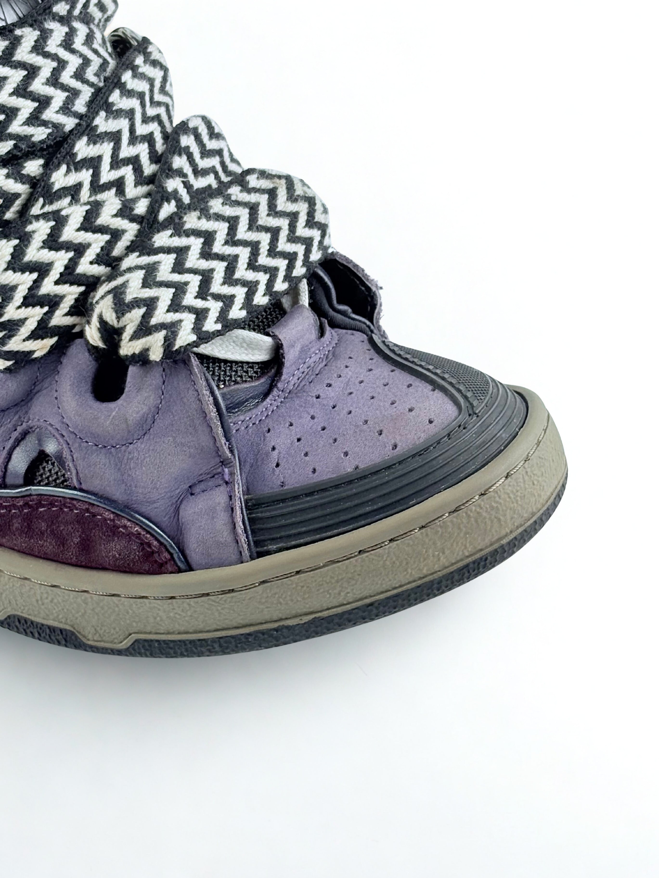 Lanvin Curb Xl Violette et Noir Taille 40