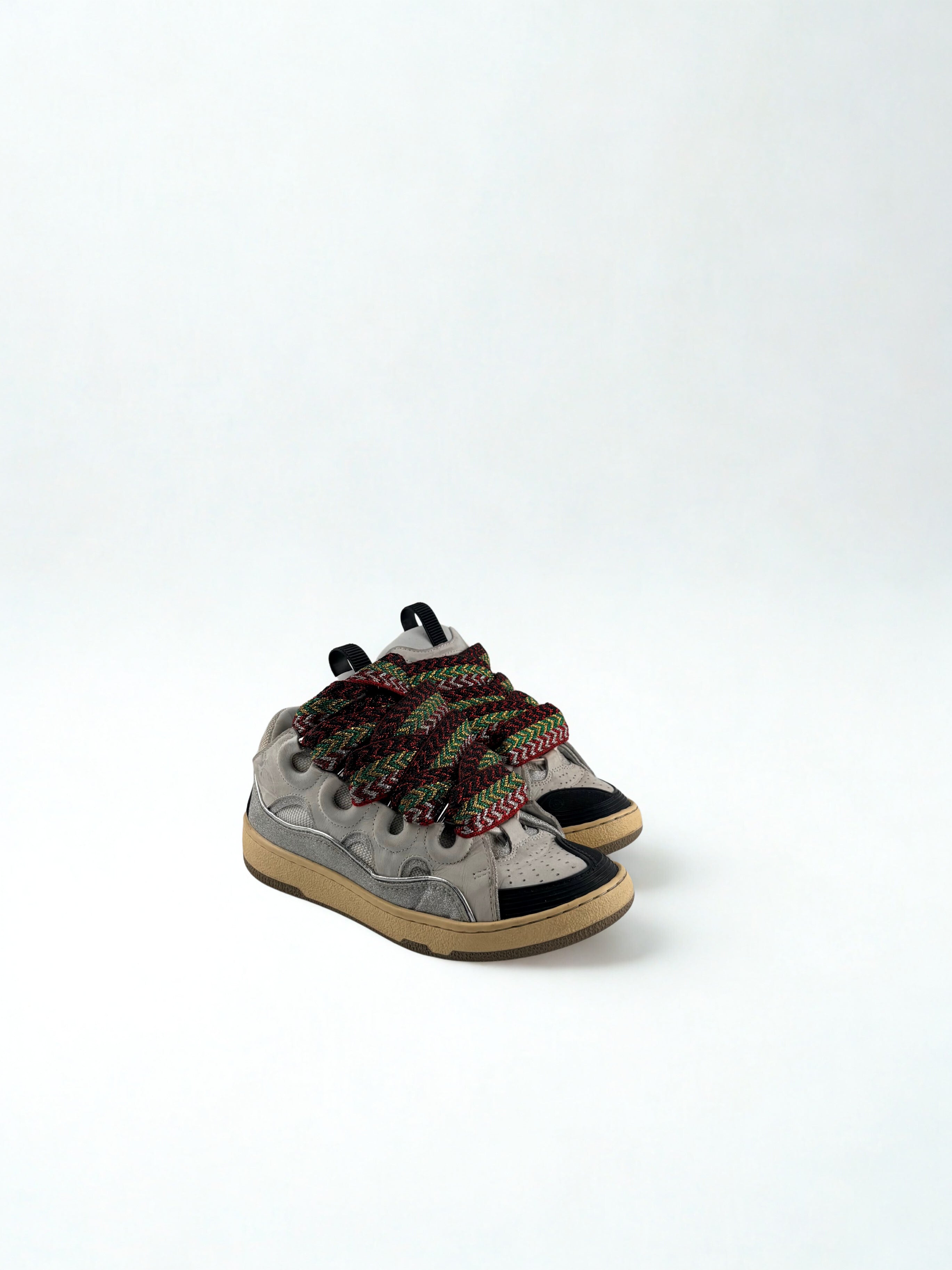 Lanvin Curb a Paillettes Blanche Taille 38