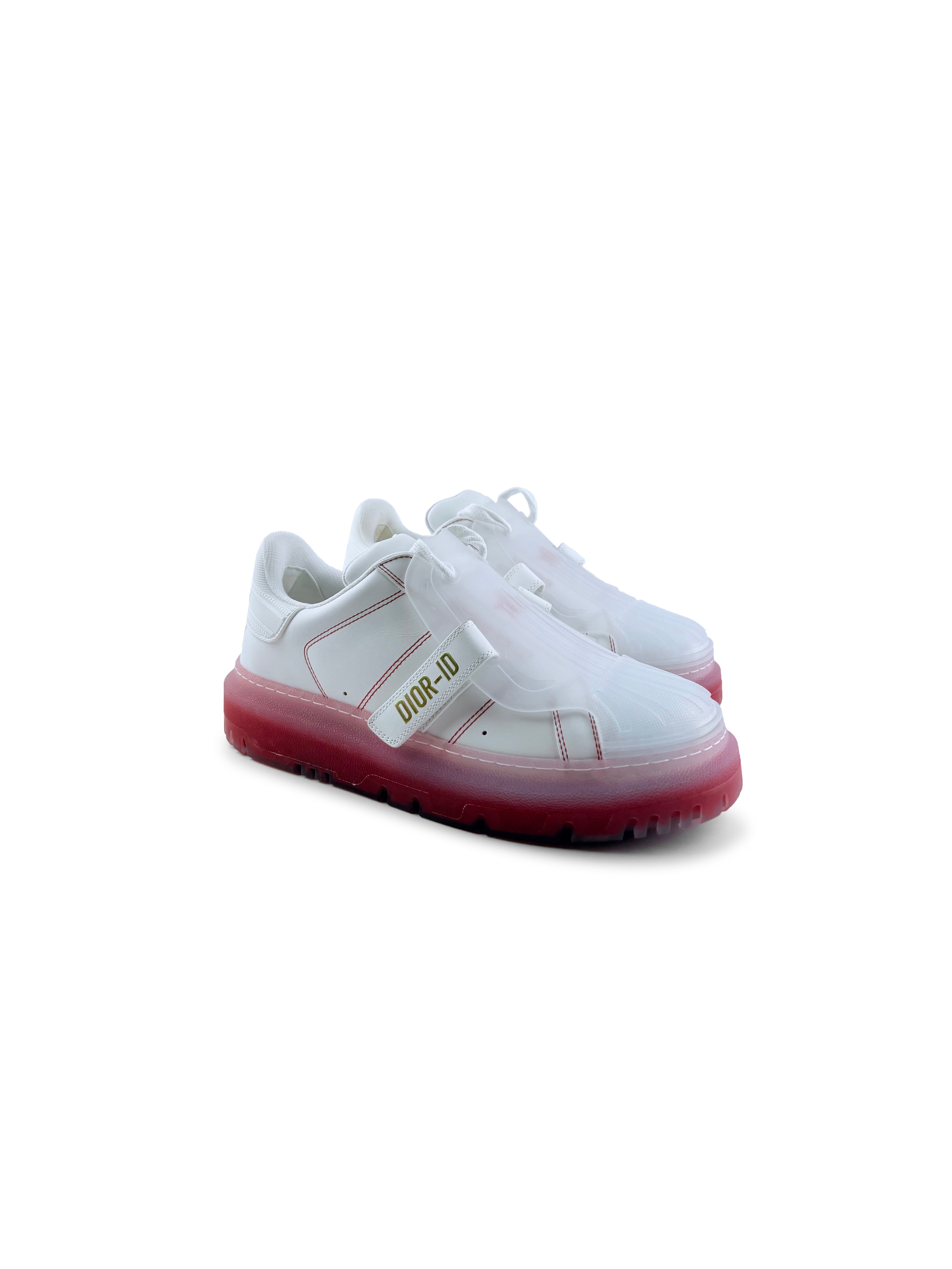 Sneakers Dior Id Blanche et Rouge Taille 39,5