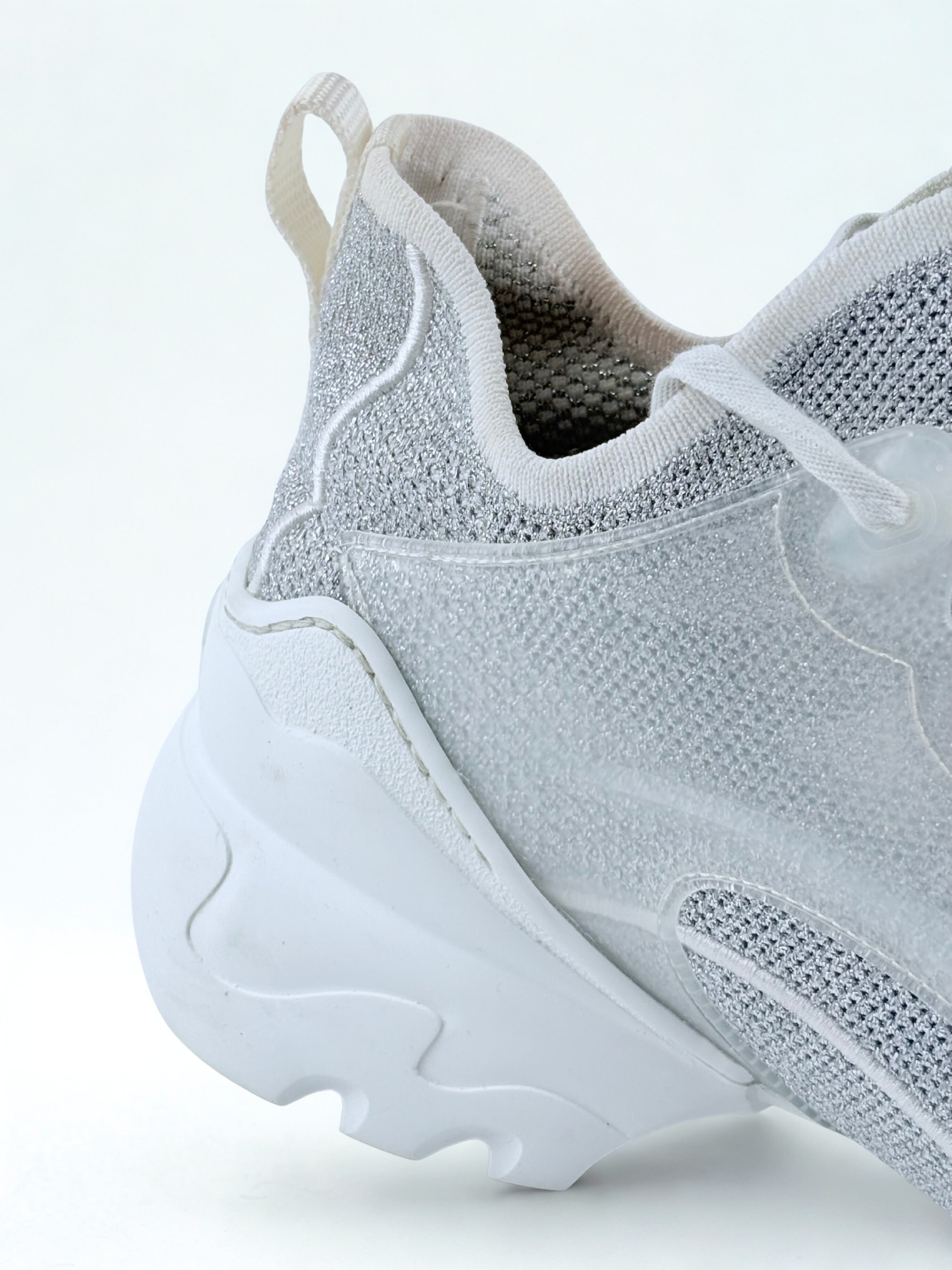 Sneakers Dior D Connect Argenté et Grise Taille 40