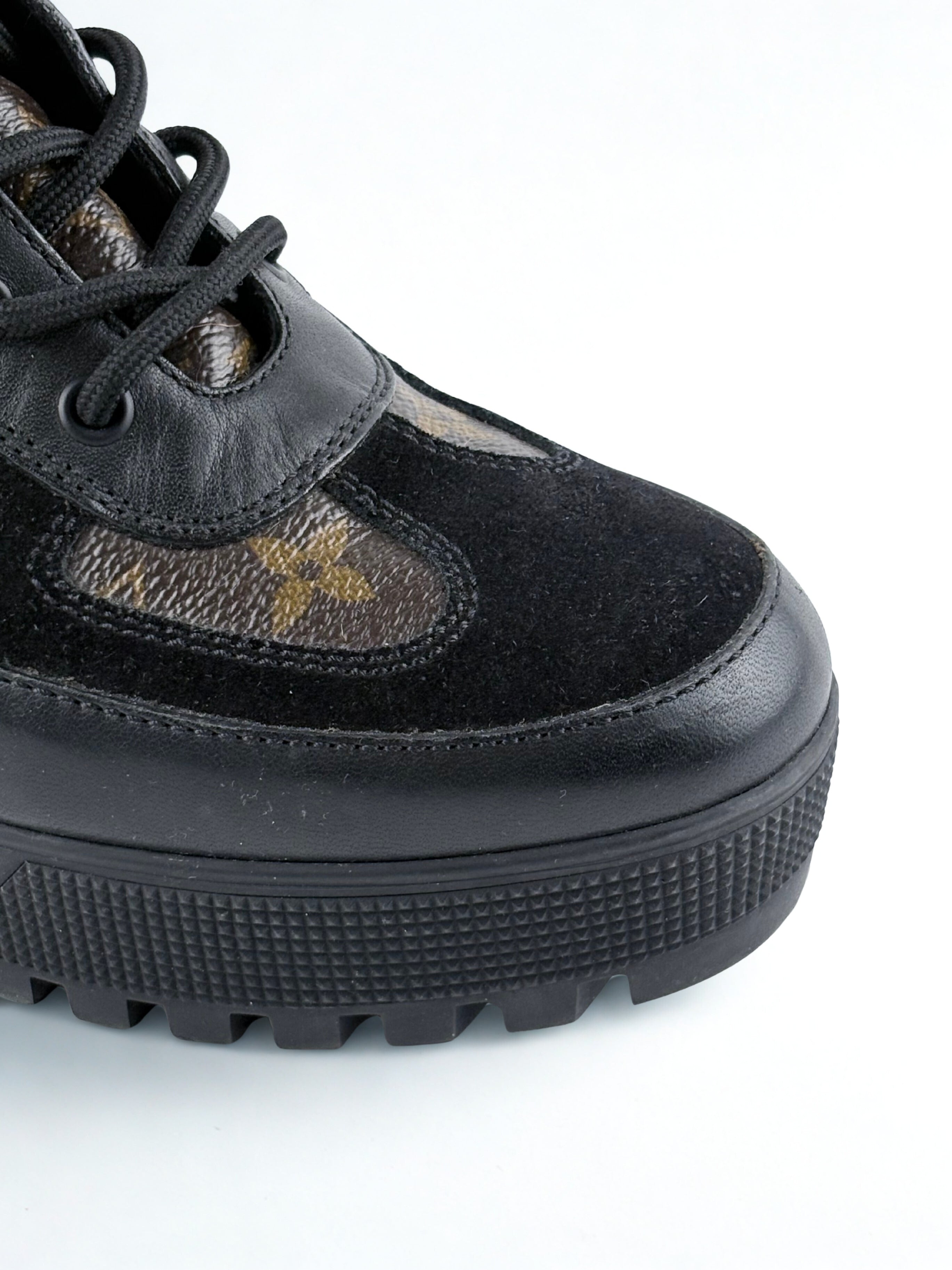 Louis Vuitton Boots Désert Monogramme Noir Taille 38