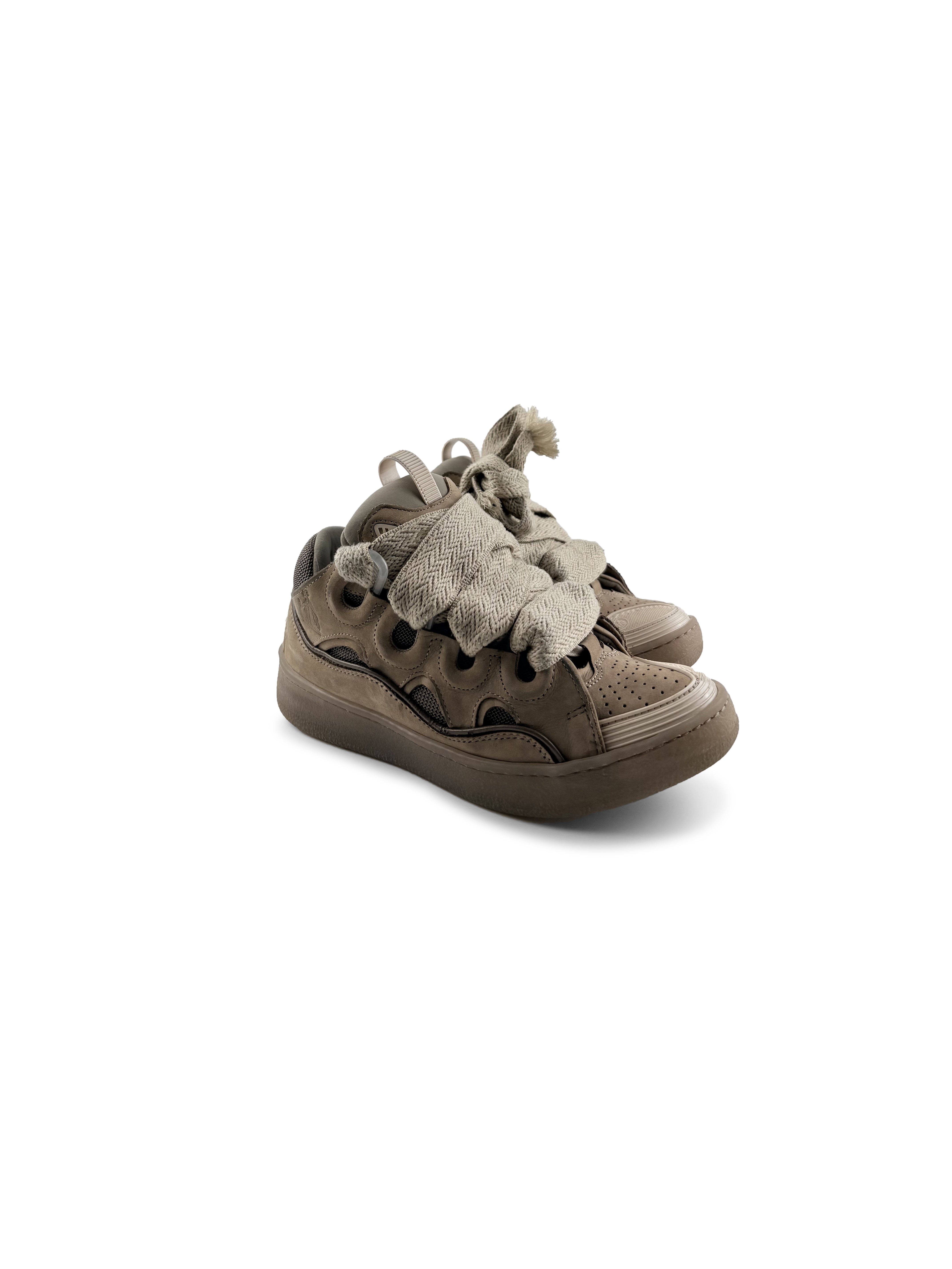 Lanvin Curb Xl Marron et Beige Taille 37
