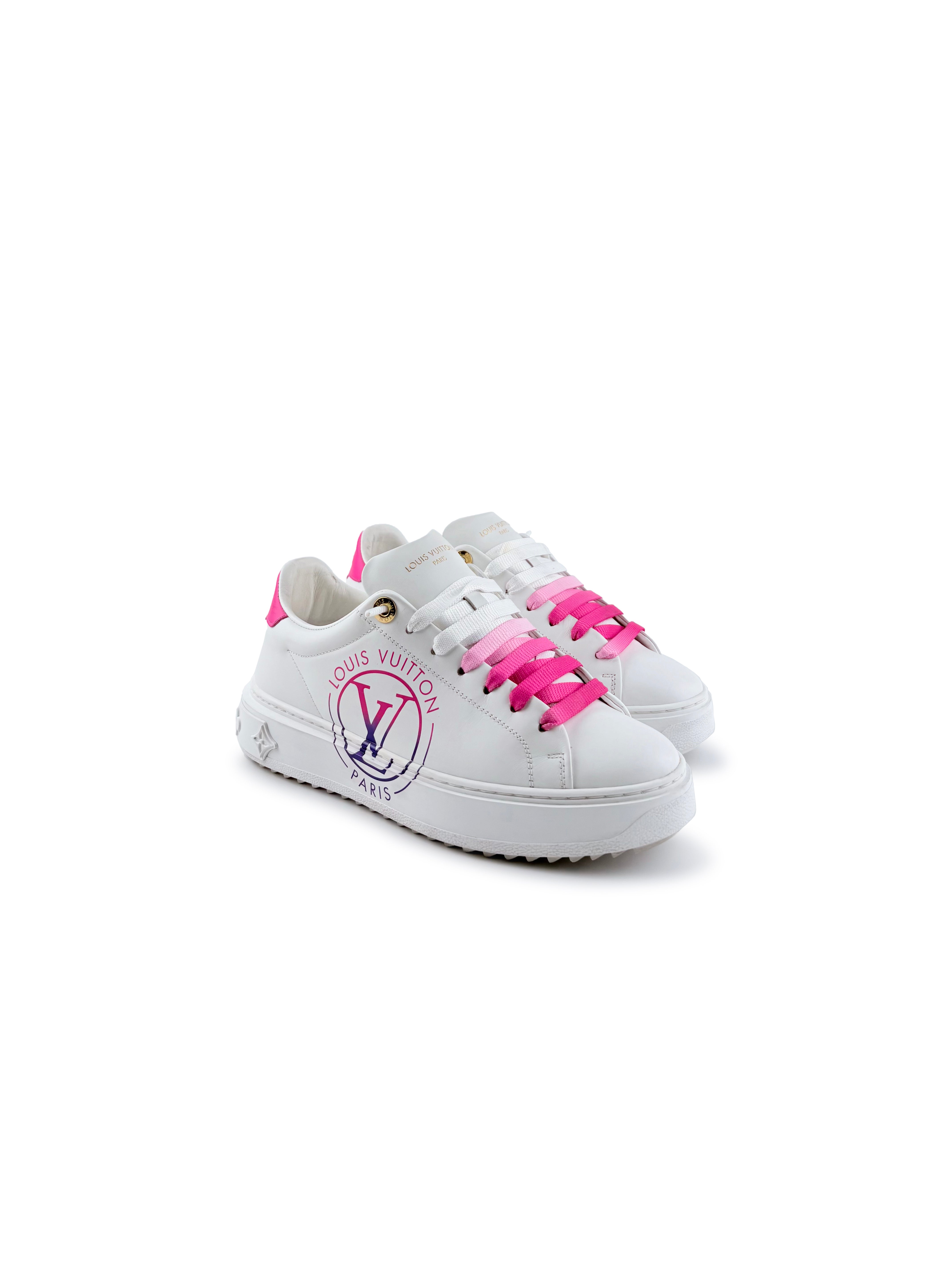 Sneakers Time Out Rose et Blanche Taille 36