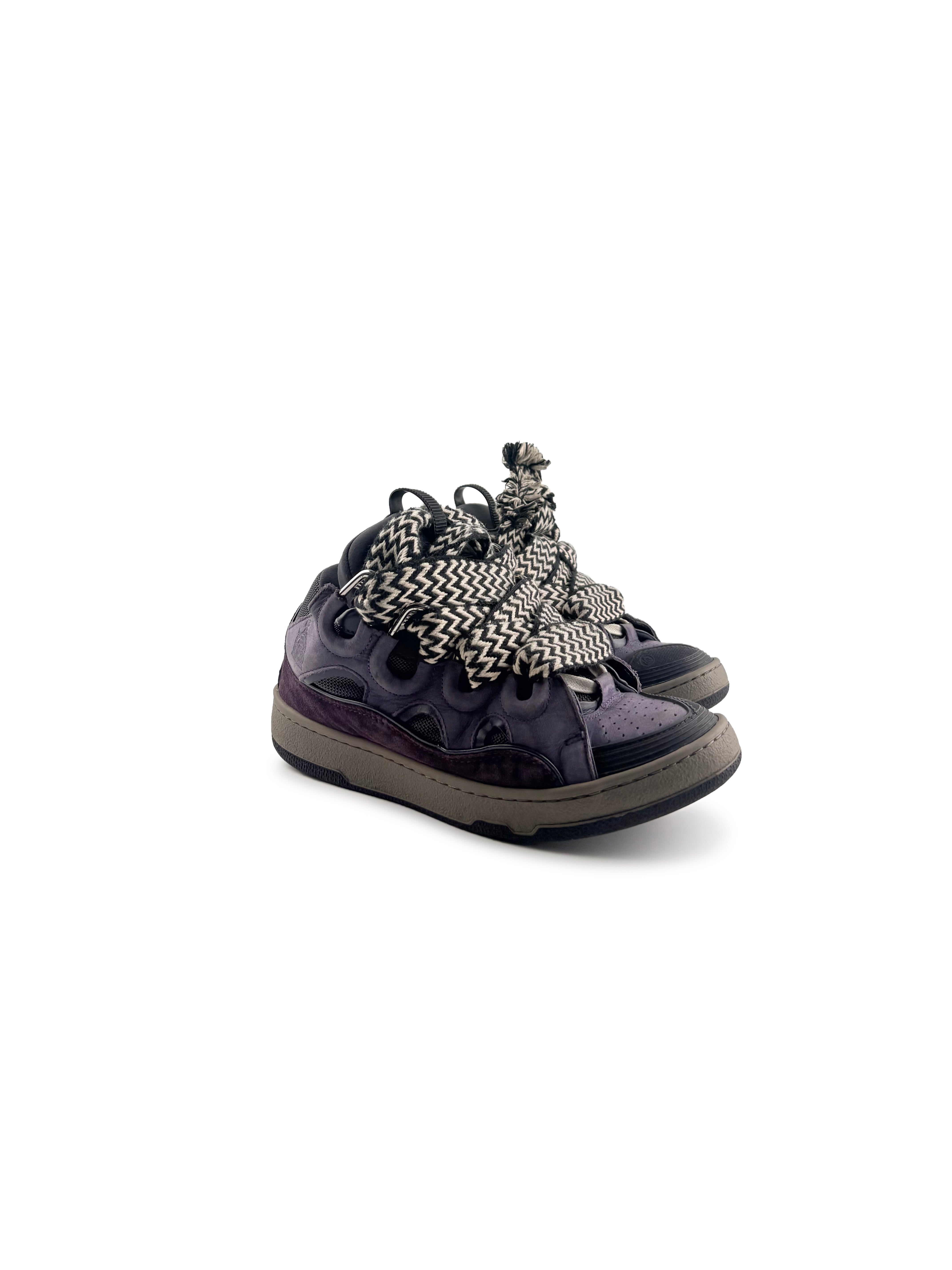Lanvin Curb Xl Violette et Noir Taille 40