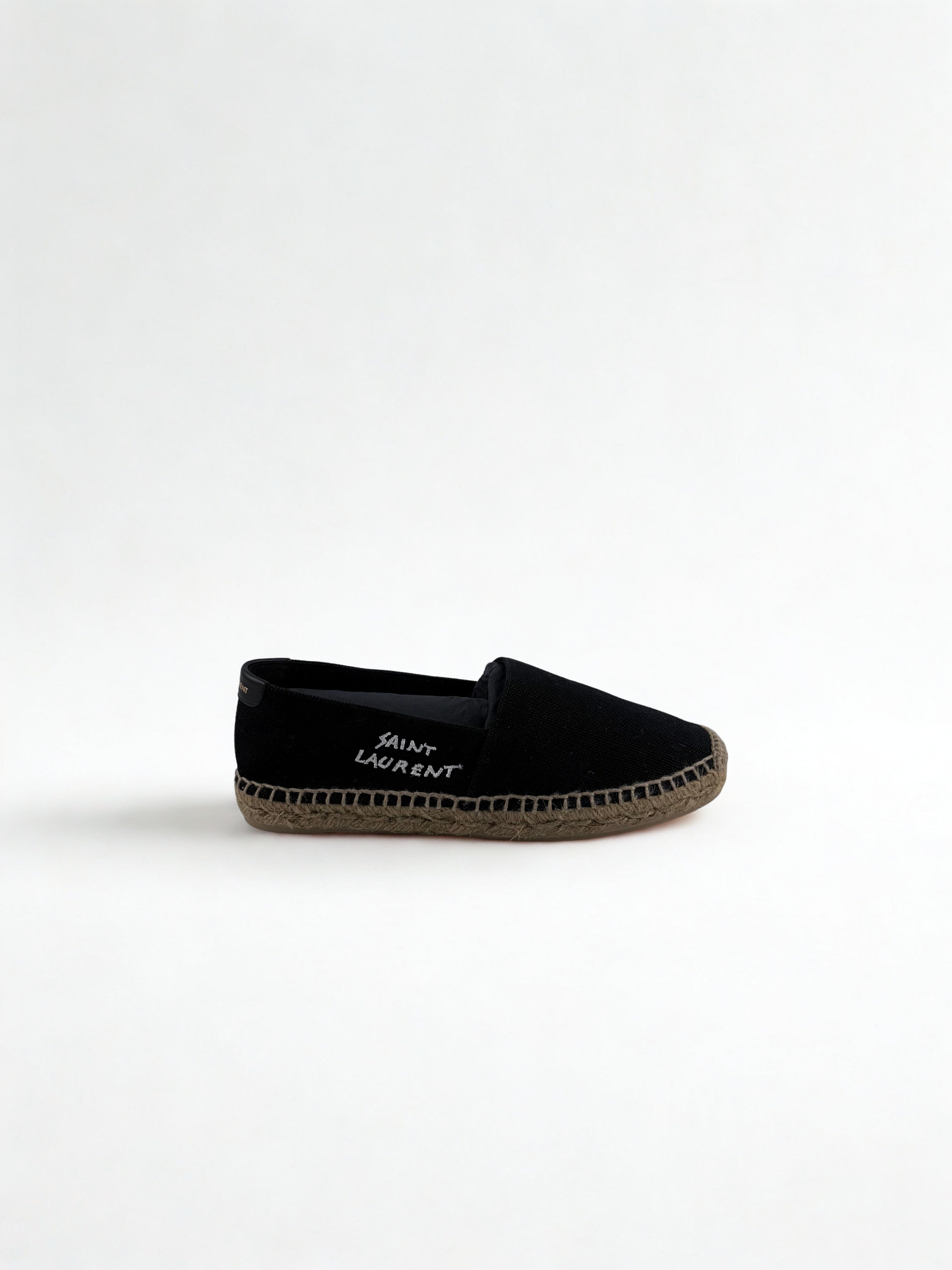 Espadrilles Noir Saint Laurent Taille 36,5