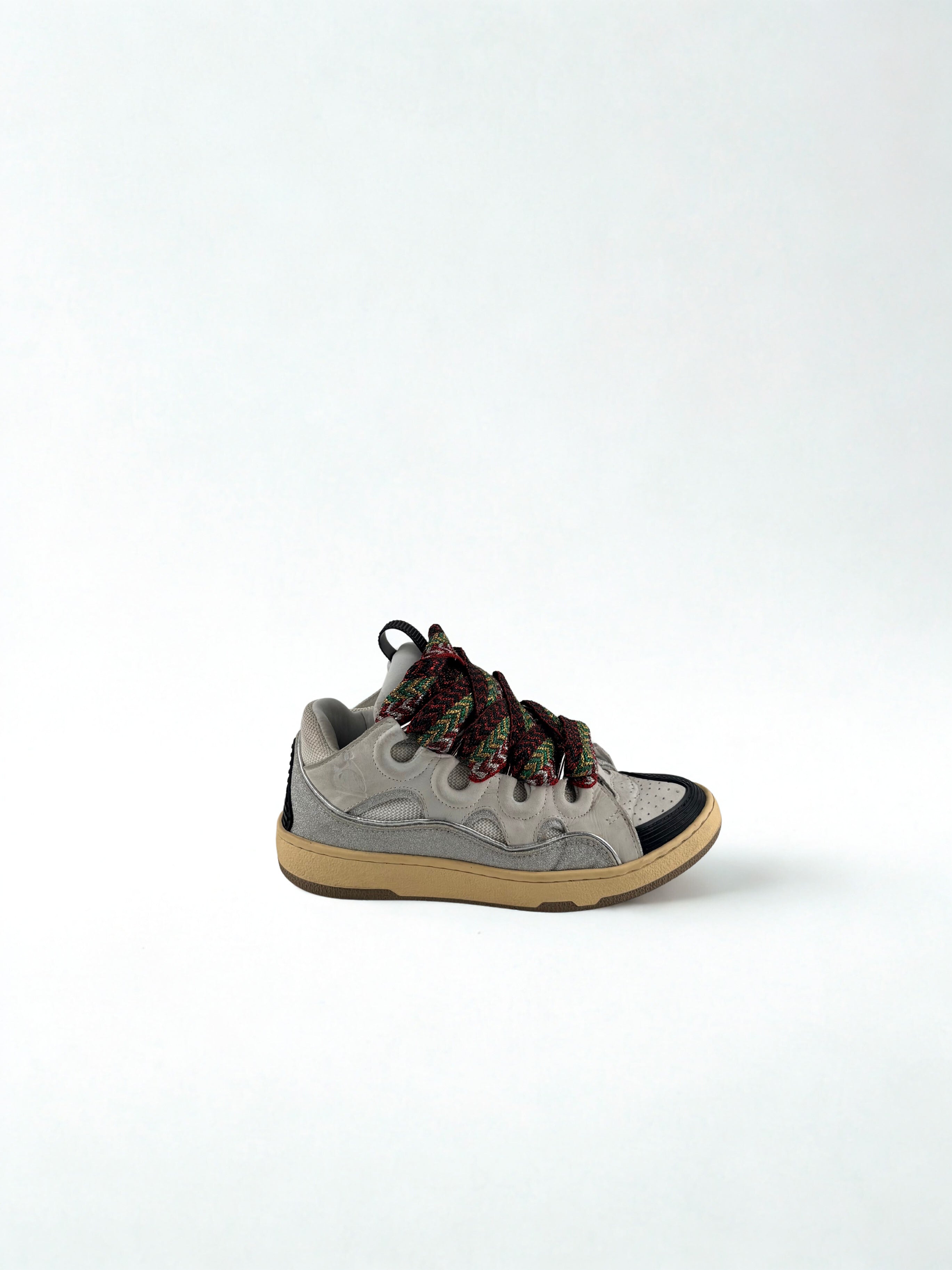 Lanvin Curb a Paillettes Blanche Taille 38