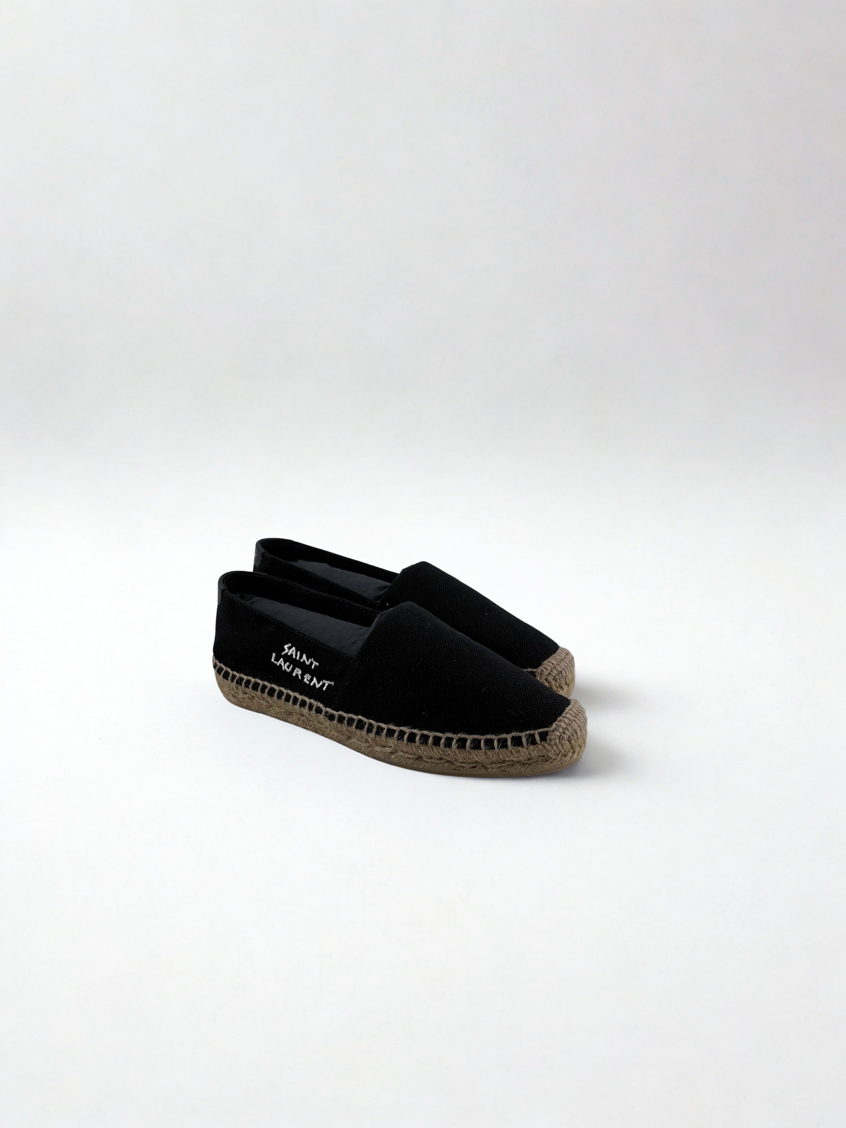 Espadrilles Noir Saint Laurent Taille 36,5